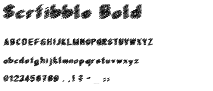ScrFIBbLE Bold font